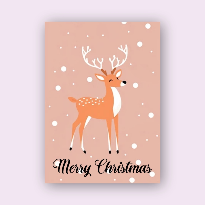 Minimalist Christmas card