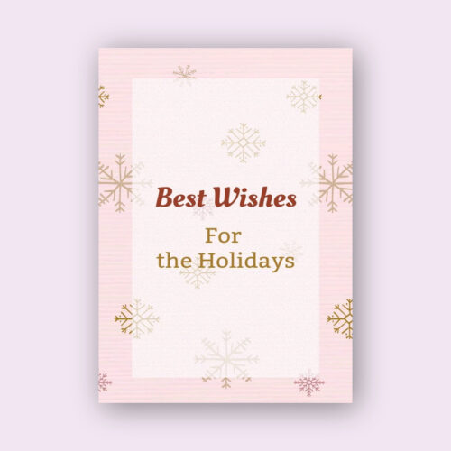 Holiday greeting card