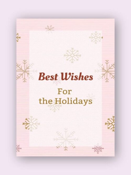 Holiday greeting card
