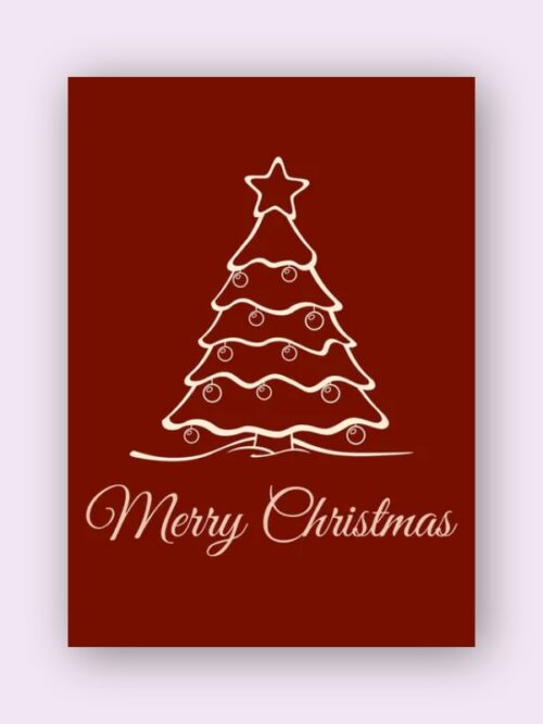Graceful Festive Greeting Card