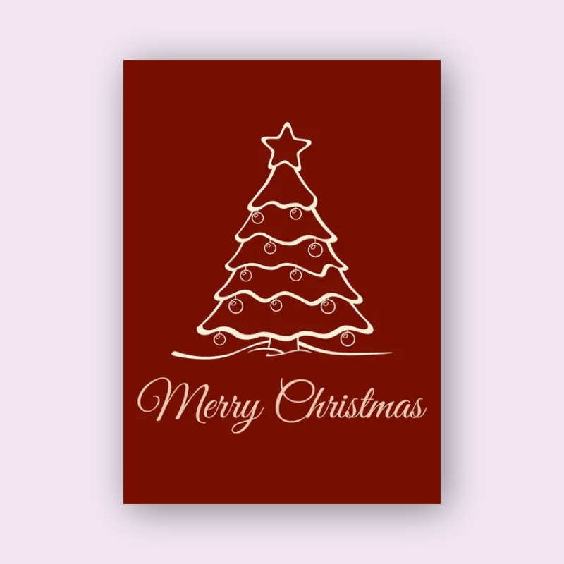 Graceful Festive Greeting Card