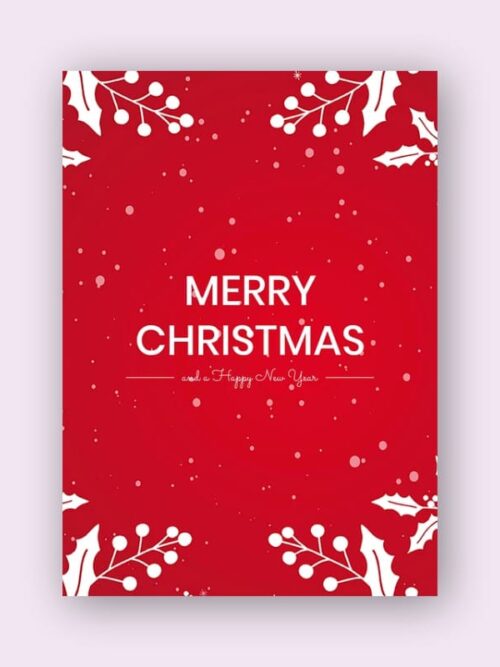 Elegant holiday card
