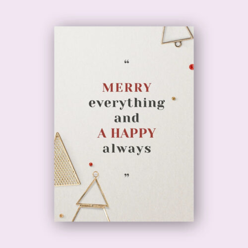 Merry Christmas greetings