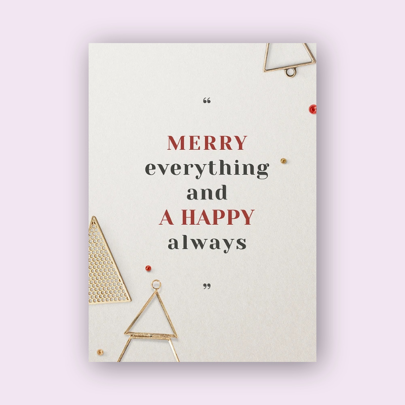 Christmas Cards_114 Merry Christmas greetings