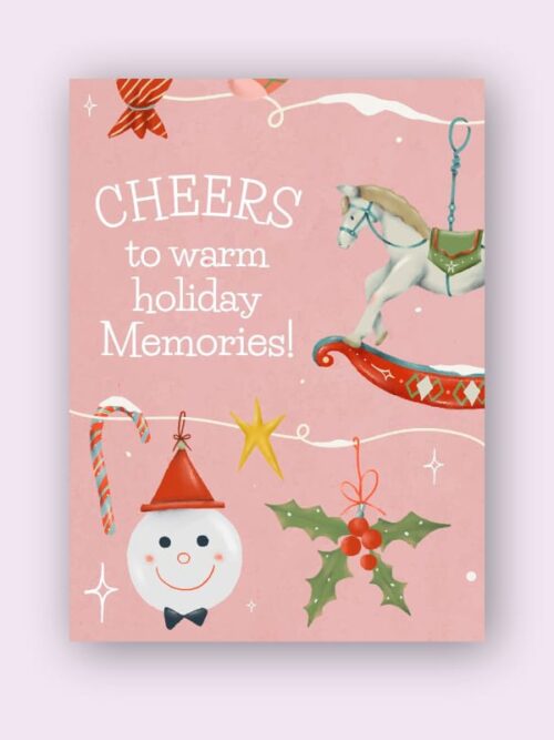 Radiant Holiday Greeting Card
