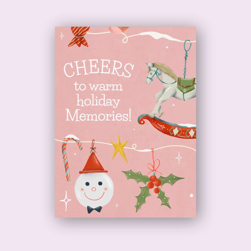 Radiant Holiday Greeting Card