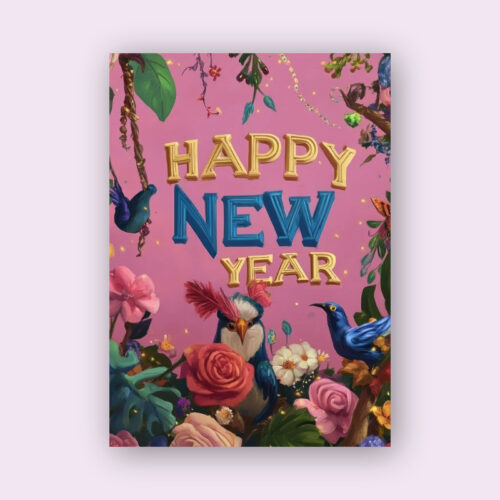 New Year card