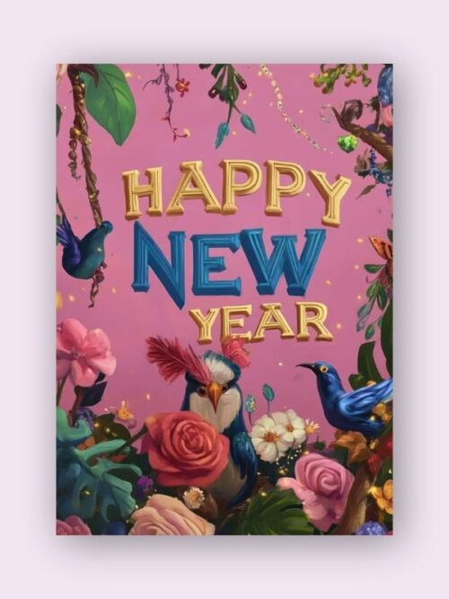 New Year card