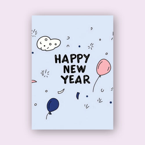 New Years Eve card