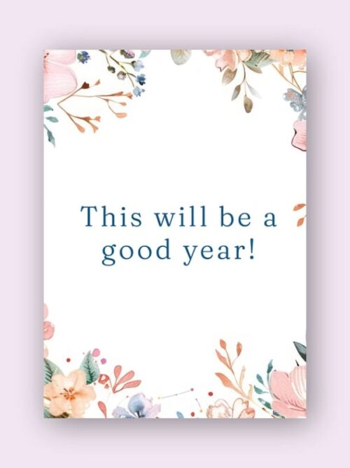 New Year card