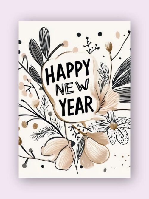 New Year card