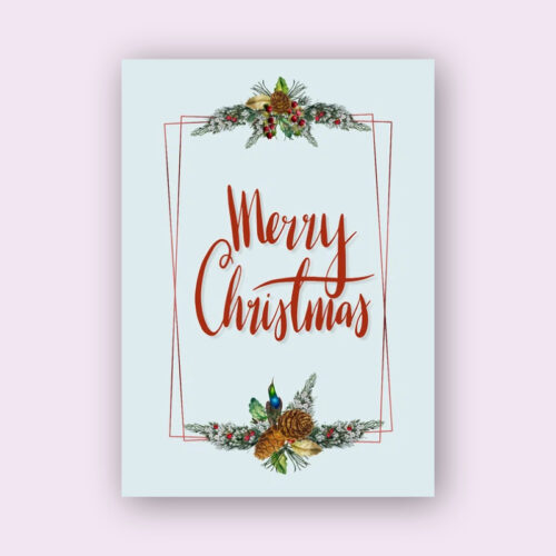 Luxury New Year card