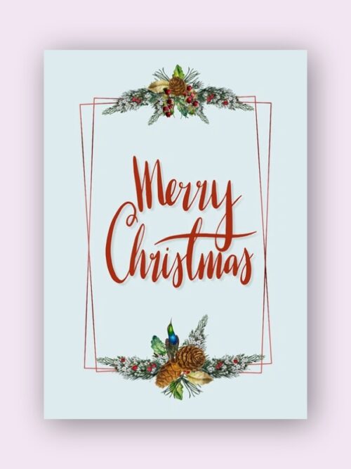 Luxury New Year card