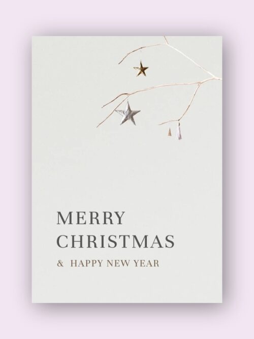 Premium New Year card