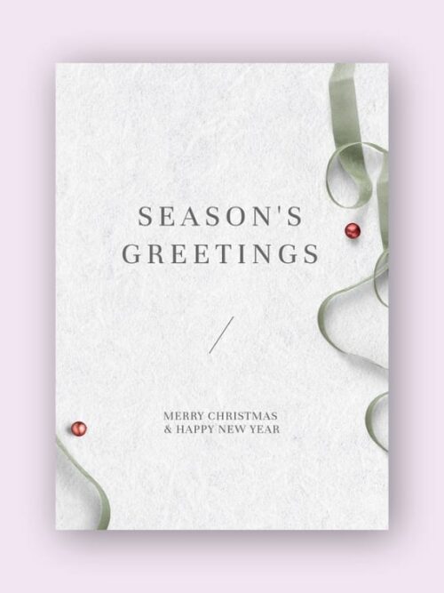 Custom New Year card