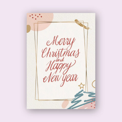 Year-end greeting card