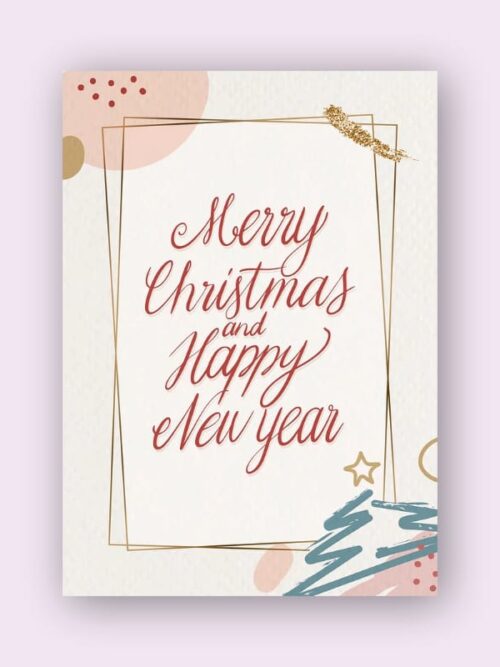 Year-end greeting card
