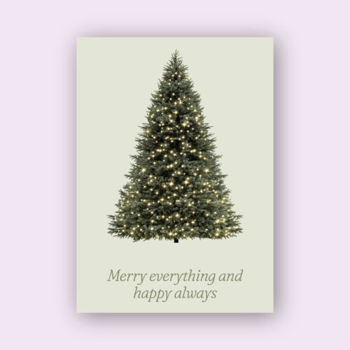 Christmas keepsake card