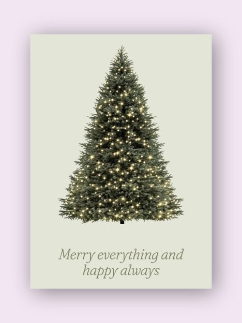 Christmas keepsake card