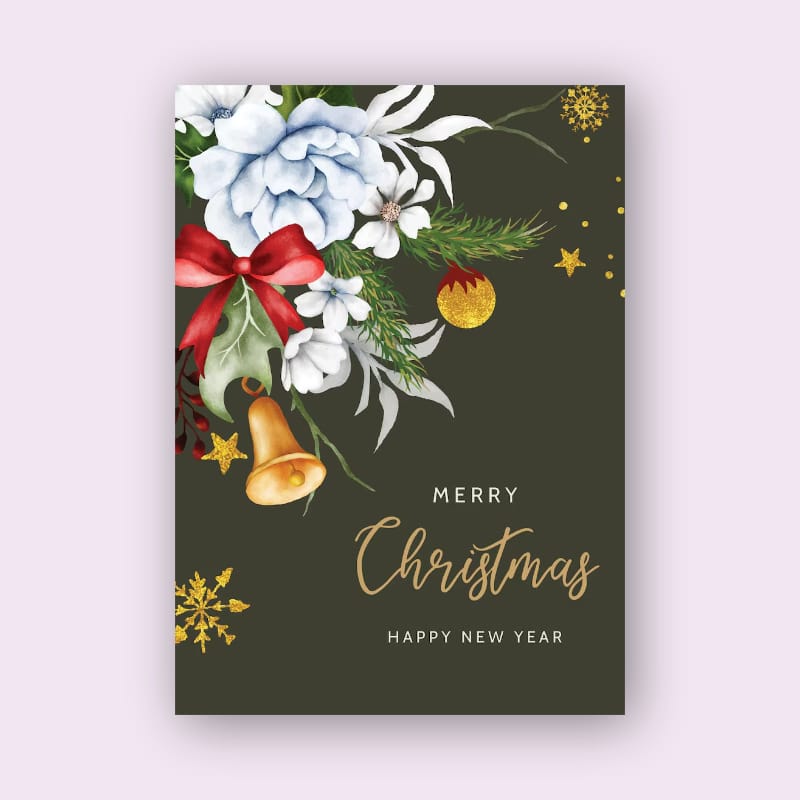 Golden Season Greeting Card