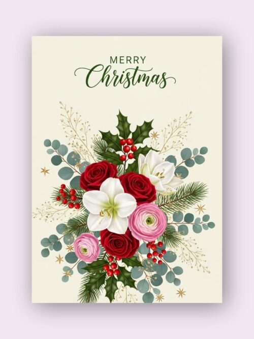 Festive holiday card