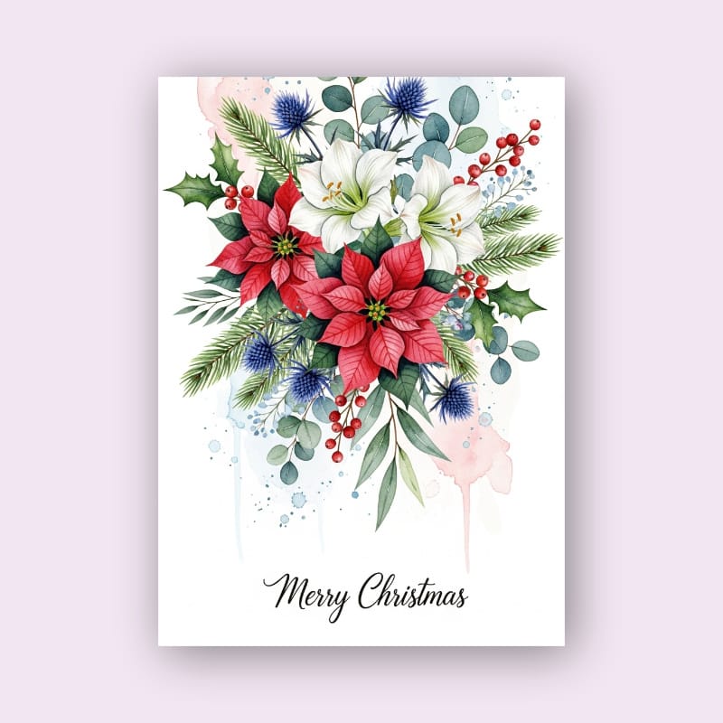 Holiday wishes card