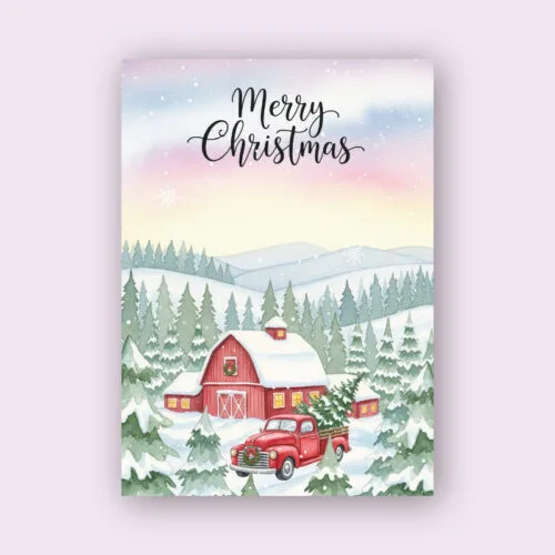 Holiday cheer card