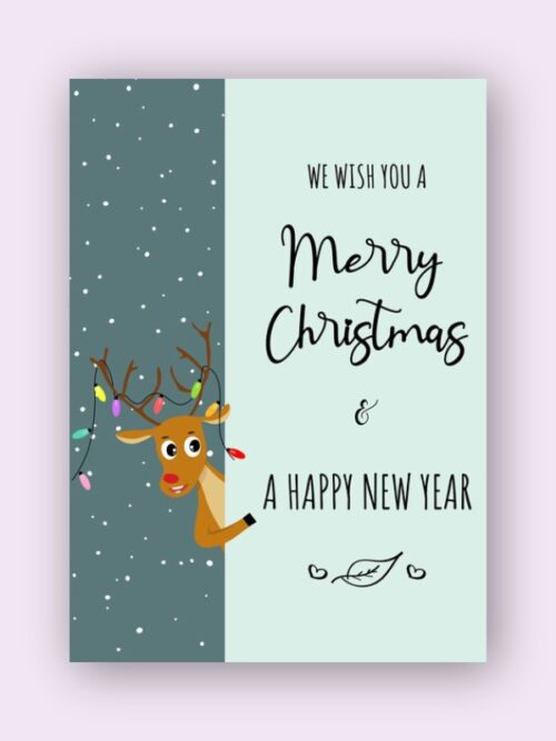 Evergreen Festive Greeting Card