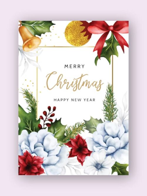 Luxury Festive Greeting Card
