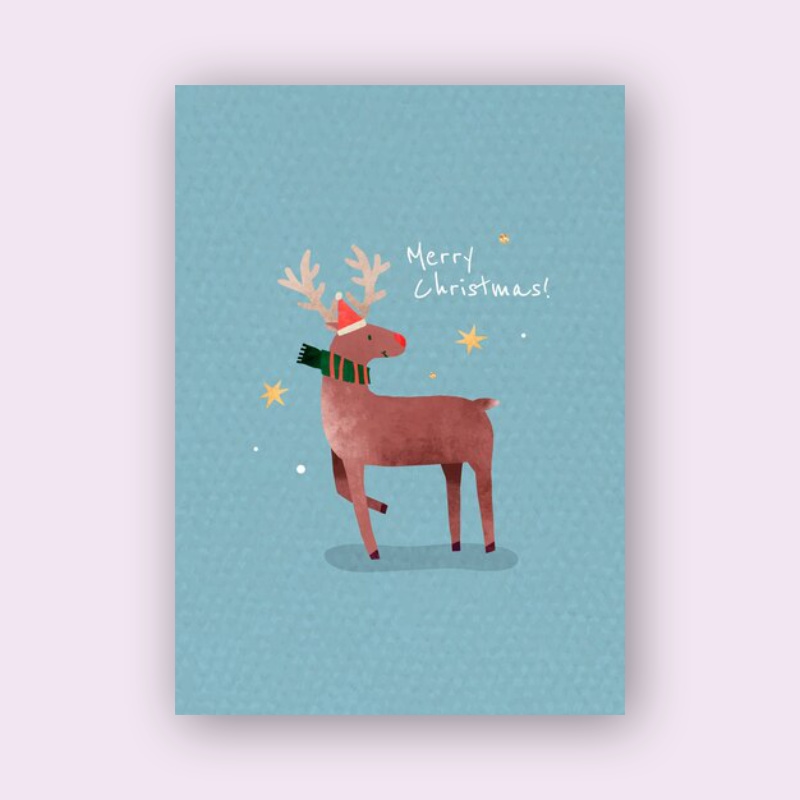 Charming Festive Greeting Card