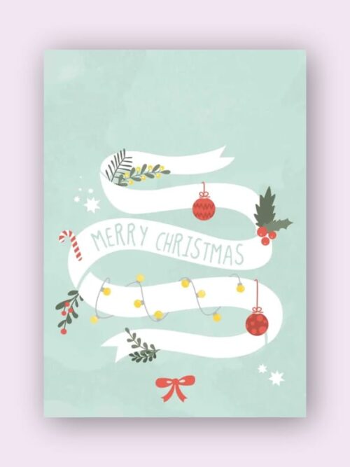 Elegant Holiday Greeting Card