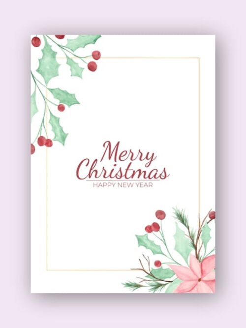 Merry New Year Card