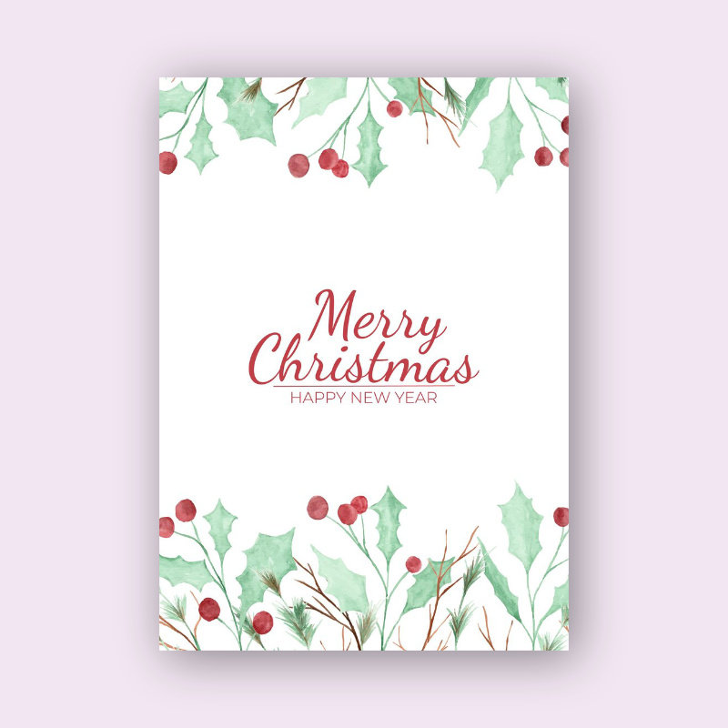 Handcrafted Holiday Card