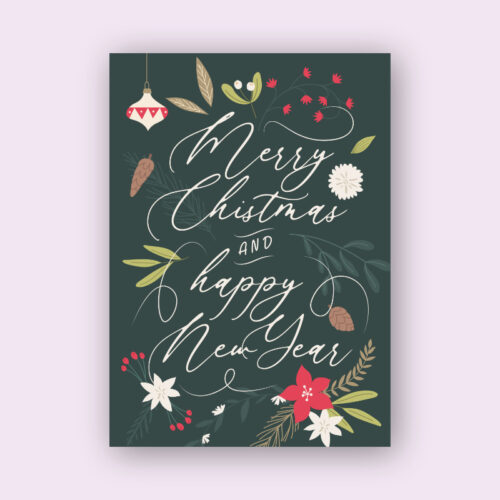 Merry Xmas Card for Friends