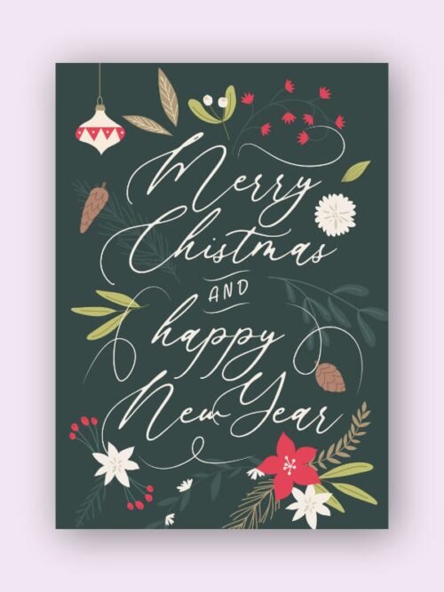 Merry Xmas Card for Friends