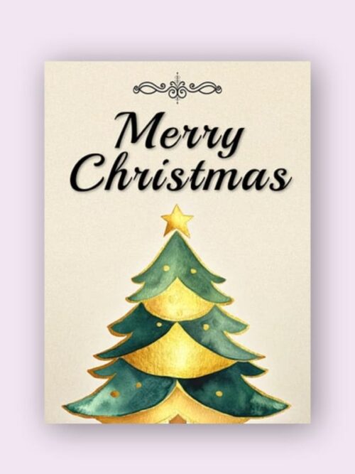 Premium Christmas card