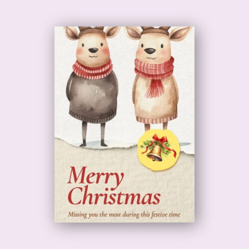 Luxury Christmas card